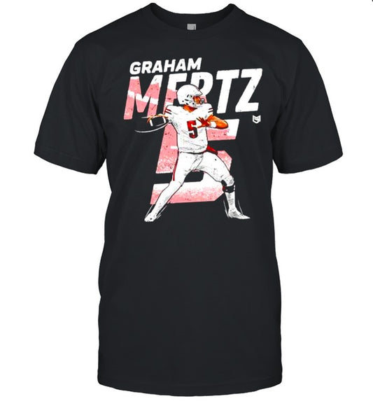 5 Graham Mertz Dash shirt