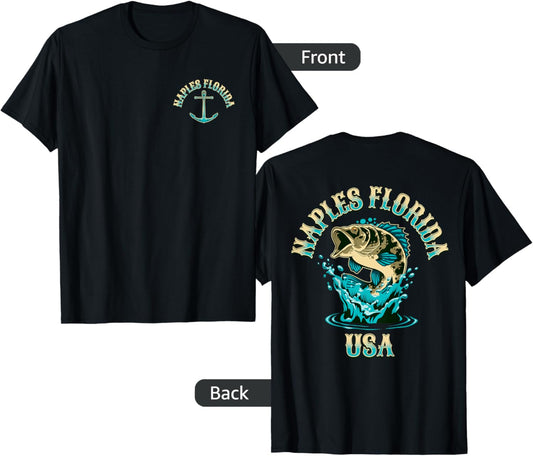 Naples Florida Usa Fishing Design