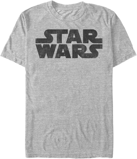 Star Wars Mens Simplest Logo Graphic Long Sleeve Tee