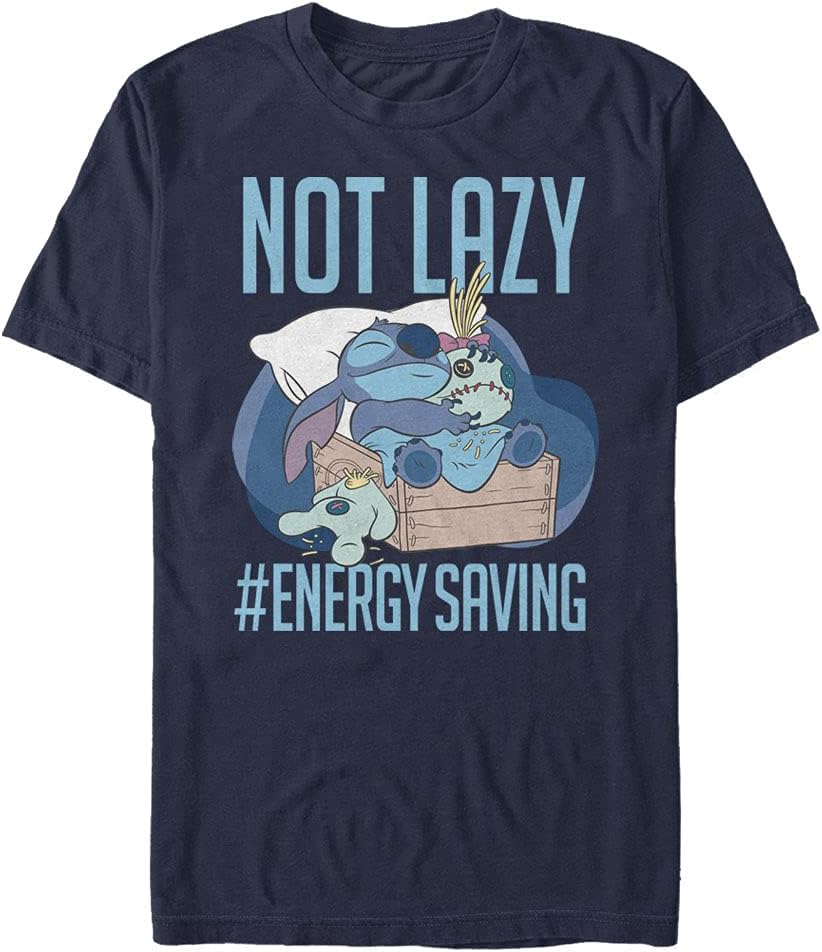 Disney Mens Lilo Stitch Lazy Energy