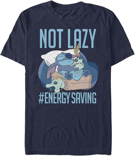 Disney Mens Lilo Stitch Lazy Energy