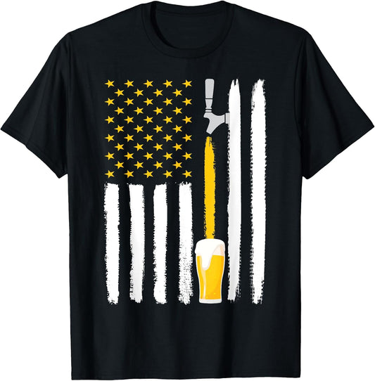 Craft Beer American Flag Usa 4Th July Brewery