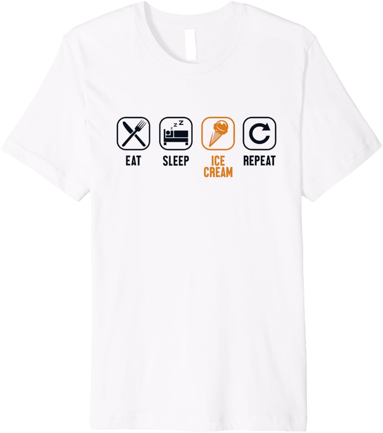 Eat Sleep Ice Cream Repeat Maker Gelato Lover Ice Cream Premium