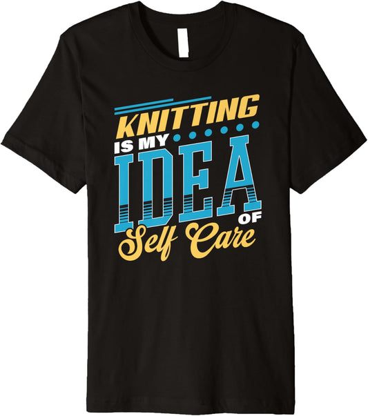 Knitting Crafting Yarn Lover Knitter Hobby Premium