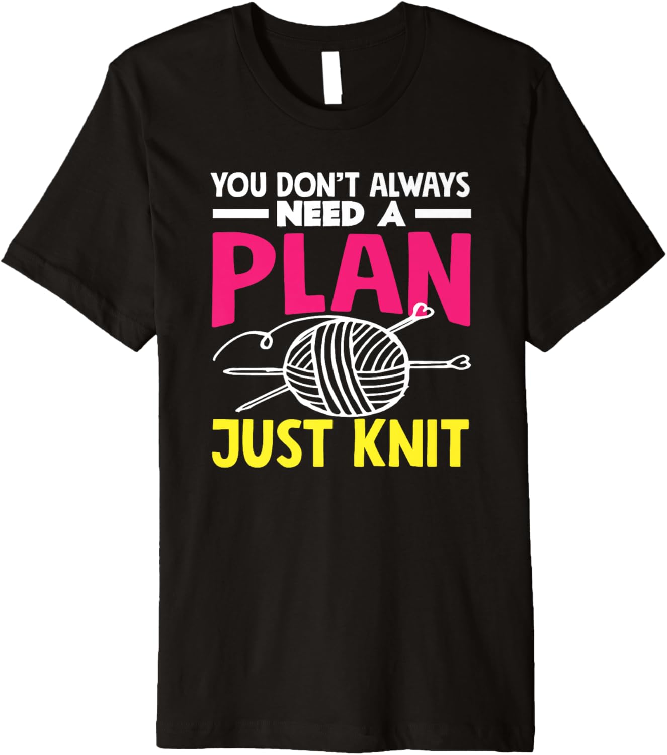 Knitting Lover Yarn Needles Funny Knitting Premium