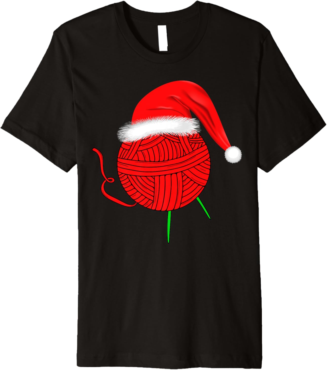 Crocheting Yarn Santa Hat Crochet Knitting Yarn Christmas Premium