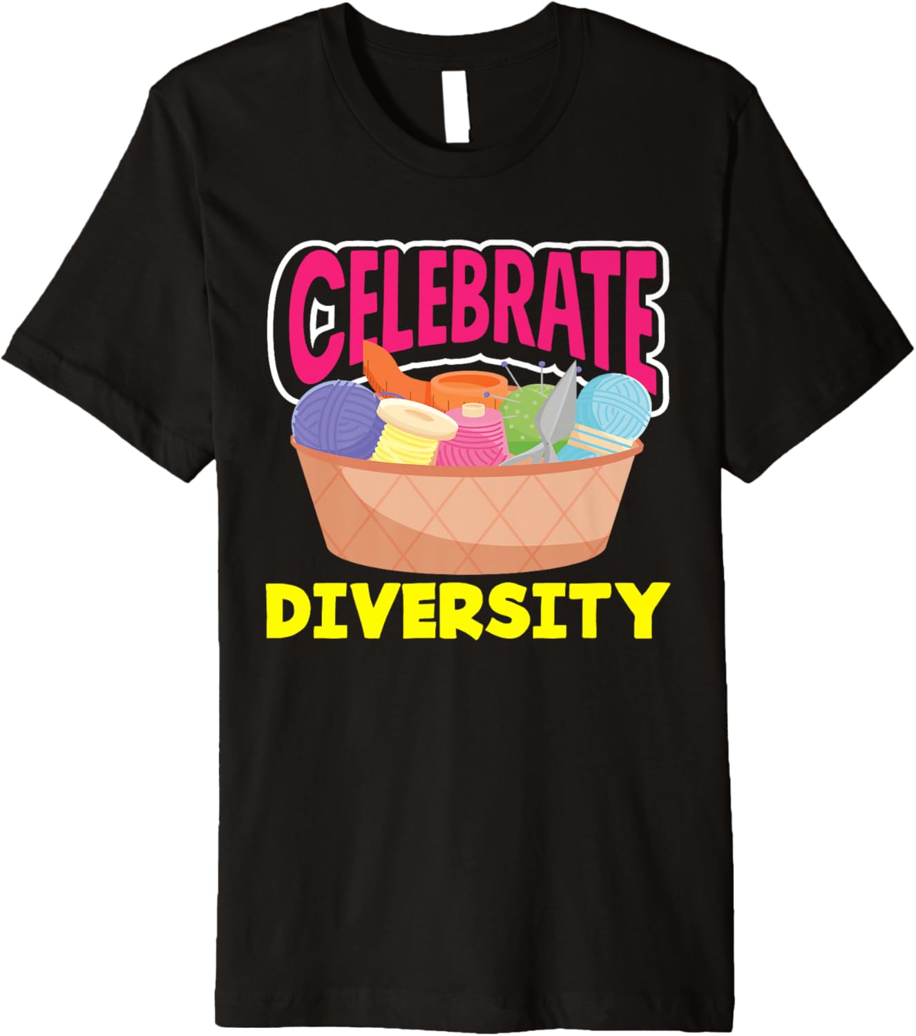 Knitting Celebrate Diversity Yarn Needle Hobby Knitting Premium