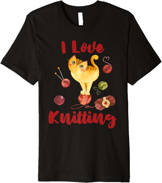 Knitting Knit Knitter Yarn Wool Creating Knitted Wea Premium