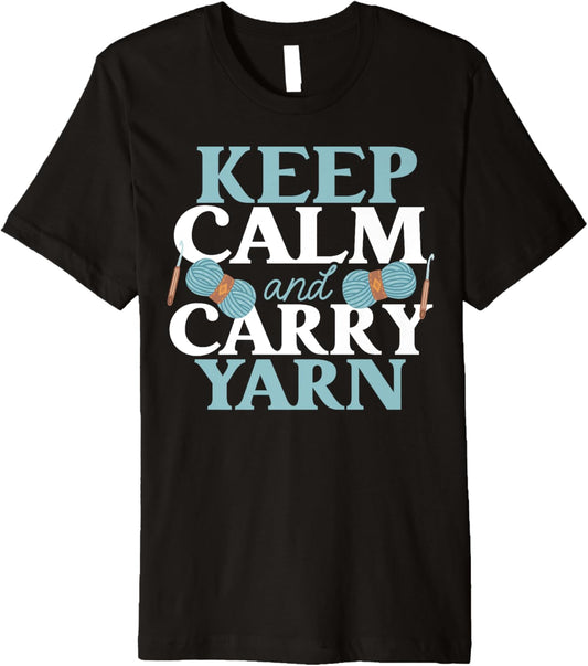 Crocheting Crochet Crafty Knitter Yarn Collector Knitting Premium