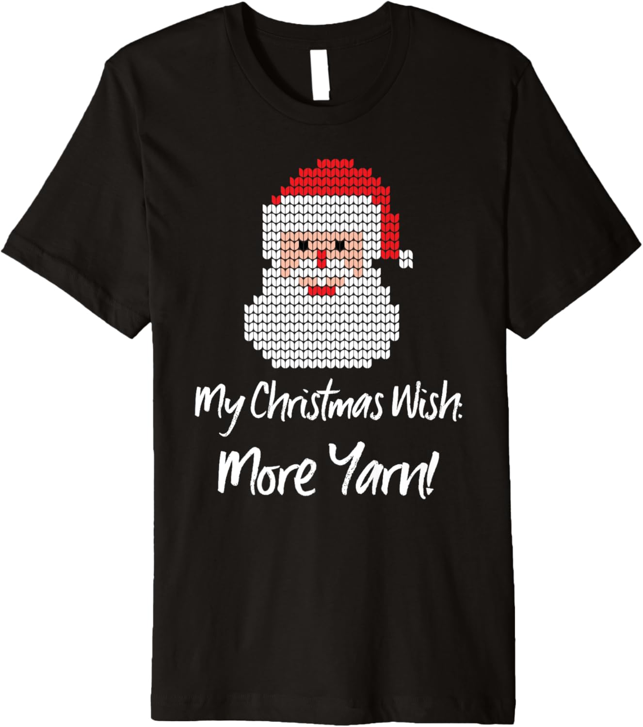 Knitting Christmas Knit Yarn Wool Creating Knitted Knitter Premium