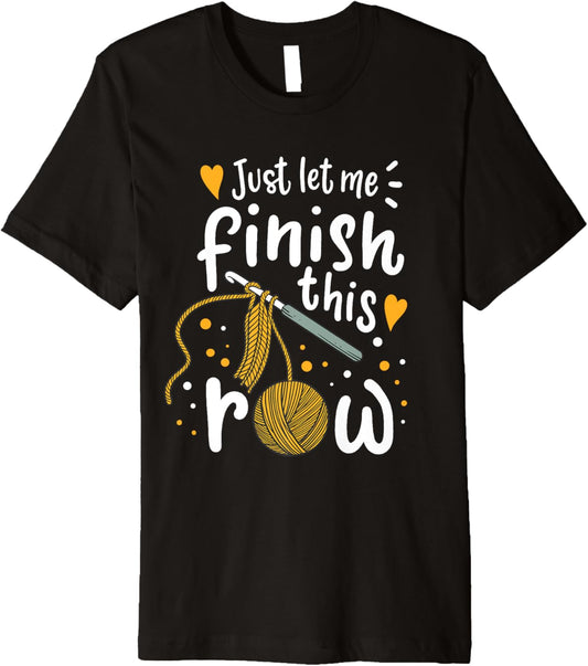 Knitting Crocheting Yarn Funny Premium