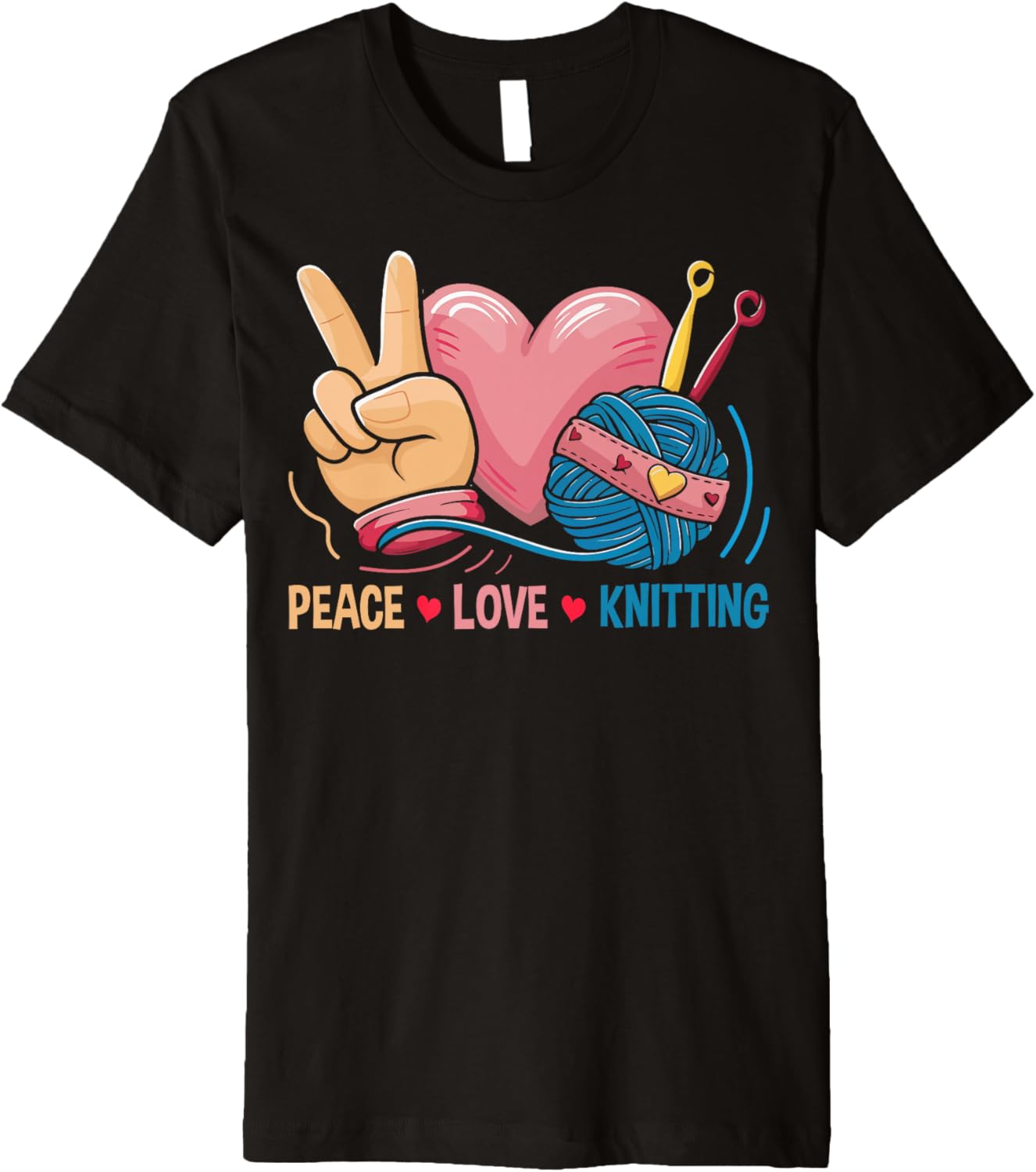 Women Funny Knitting Lover Yarn Knit Enthusiast Knitter Premium