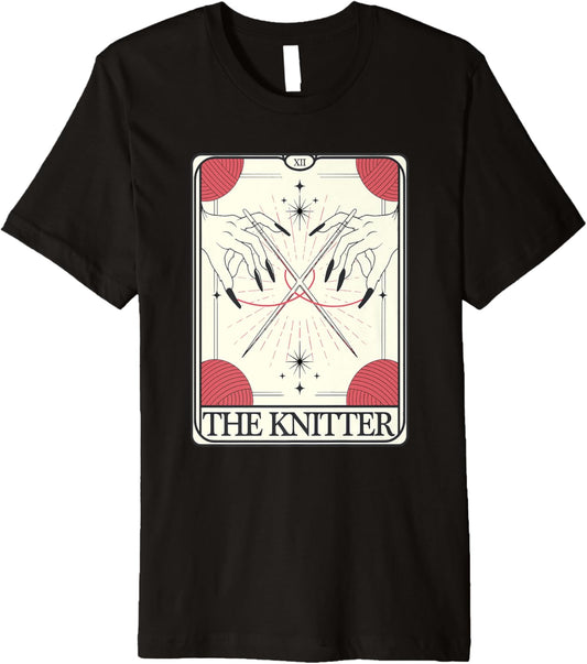 Knitting Knitter Tarot Card Yarn Craft Crochet Premium