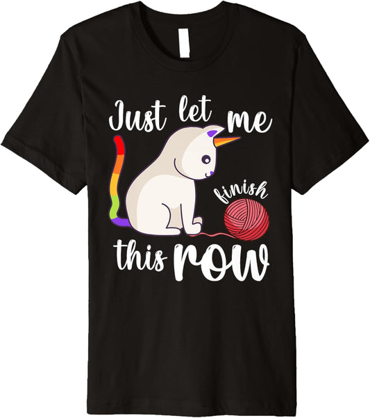 Funny Knitting Crocheting Saying Crochet Yarn Mom Women Girl Premium