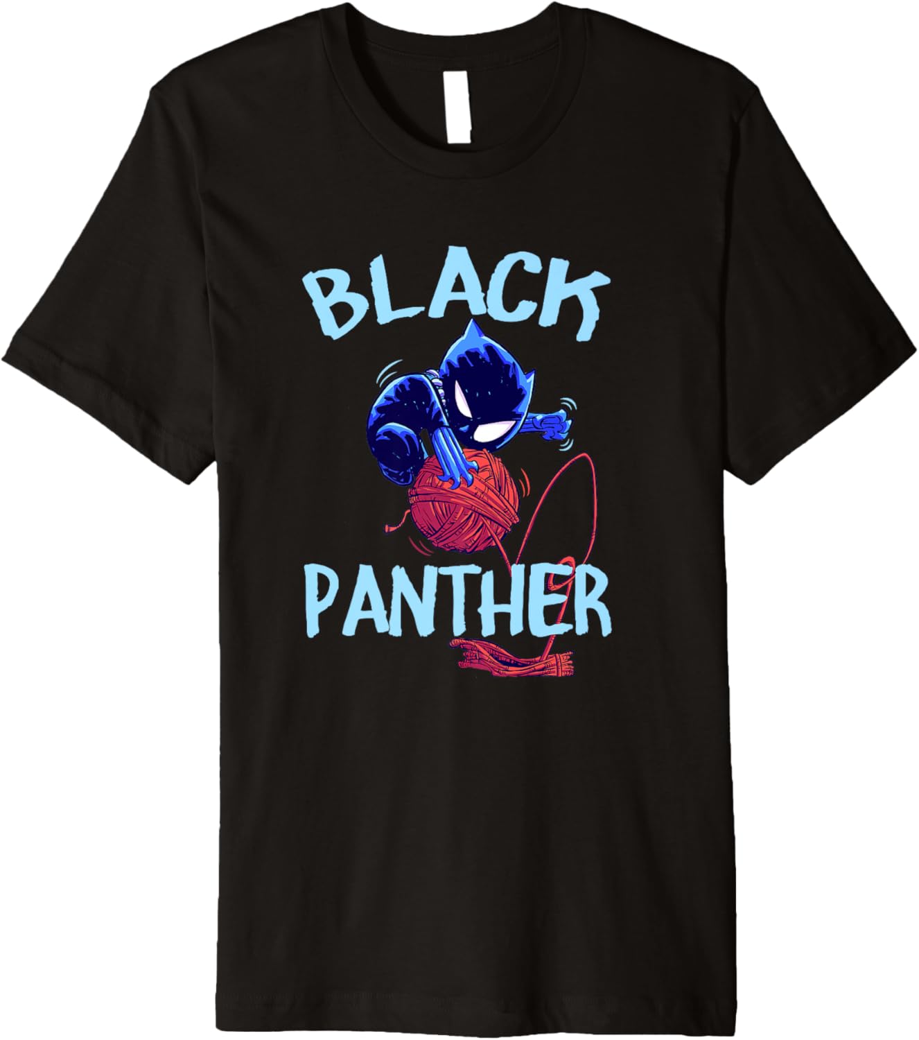 Marvel Comics Retro Classic Chibi Black Panther Yarn Ball Premium