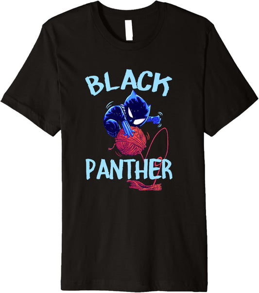 Marvel Comics Retro Classic Chibi Black Panther Yarn Ball Premium
