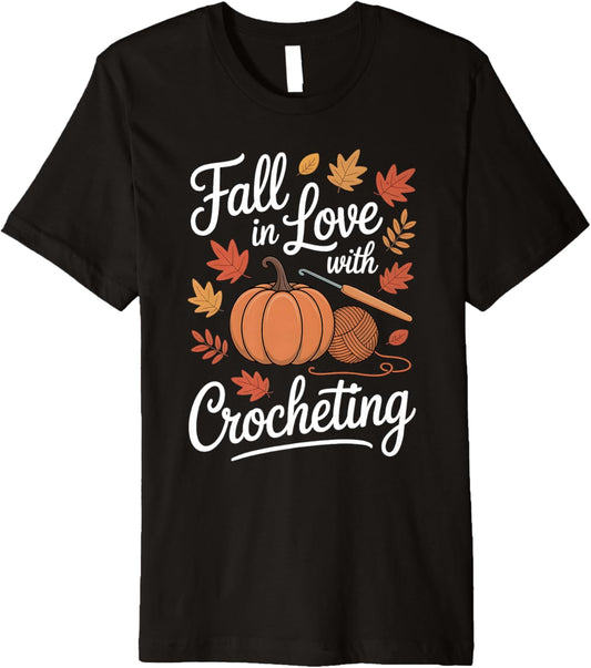 Fall in Love with Crocheting Thanksgiving Autumn Yarn Premium
