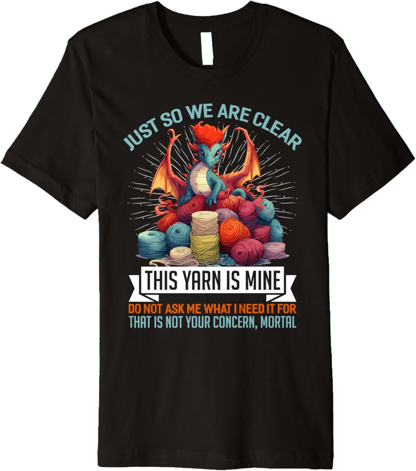 Gold Collection THIS YARN IS MINE Funny Yarn Hoarder Premium