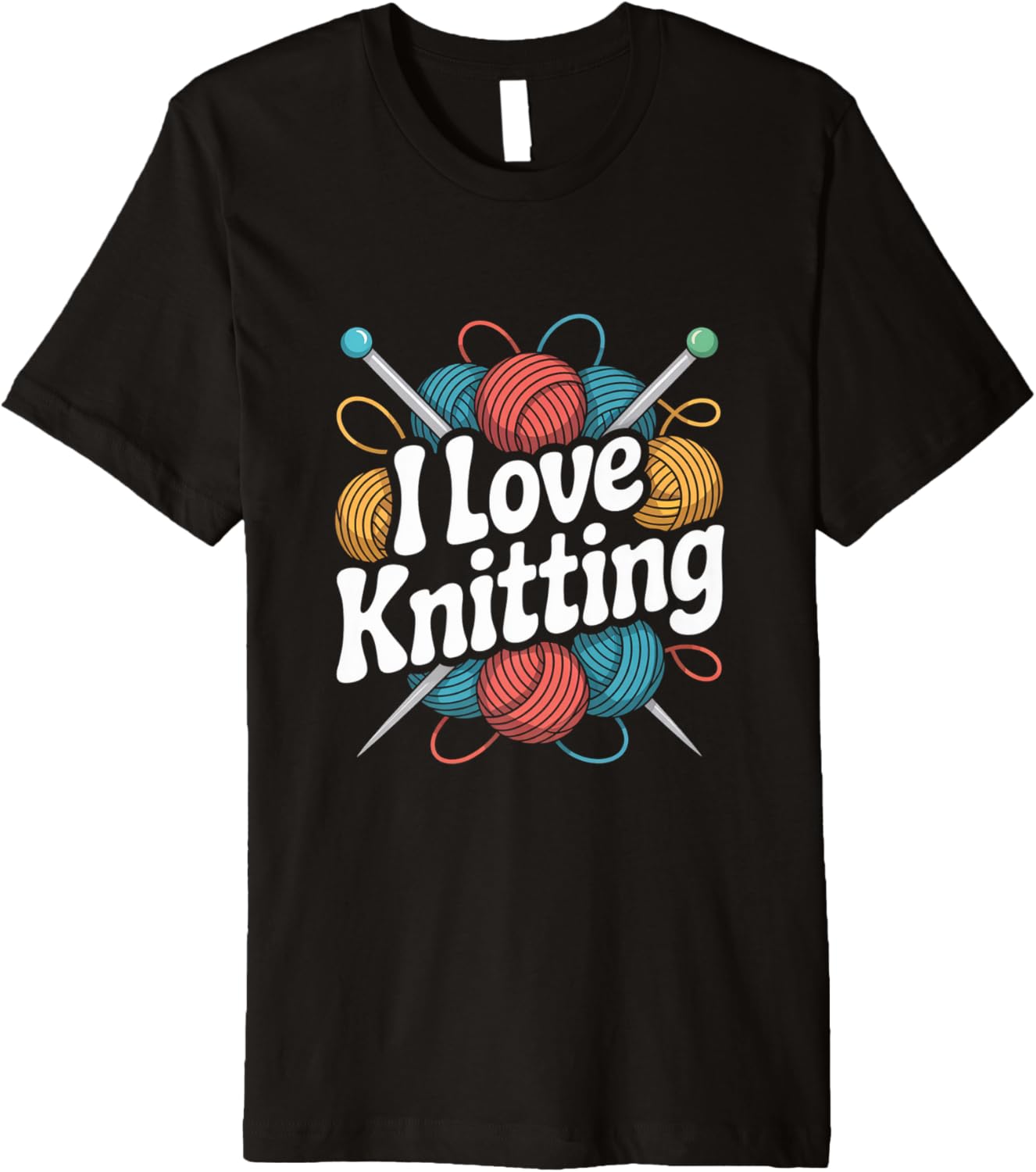 I Love Knitting Yarn Needles Enthusiast Premium