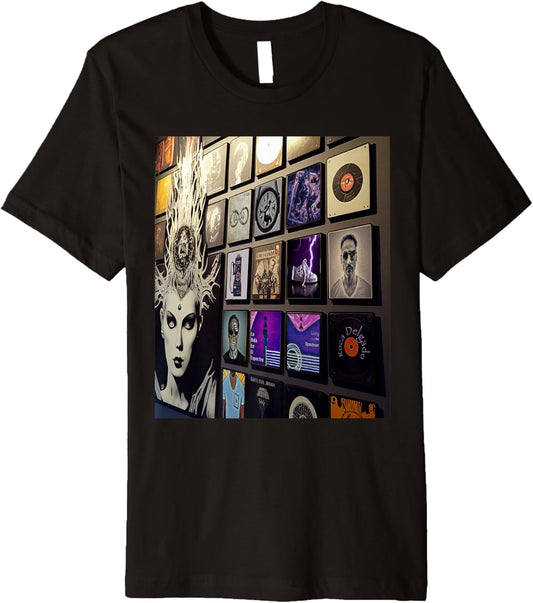 Autistic Wall of Album Art   Abstract Music Lover\u2019s Design Premium