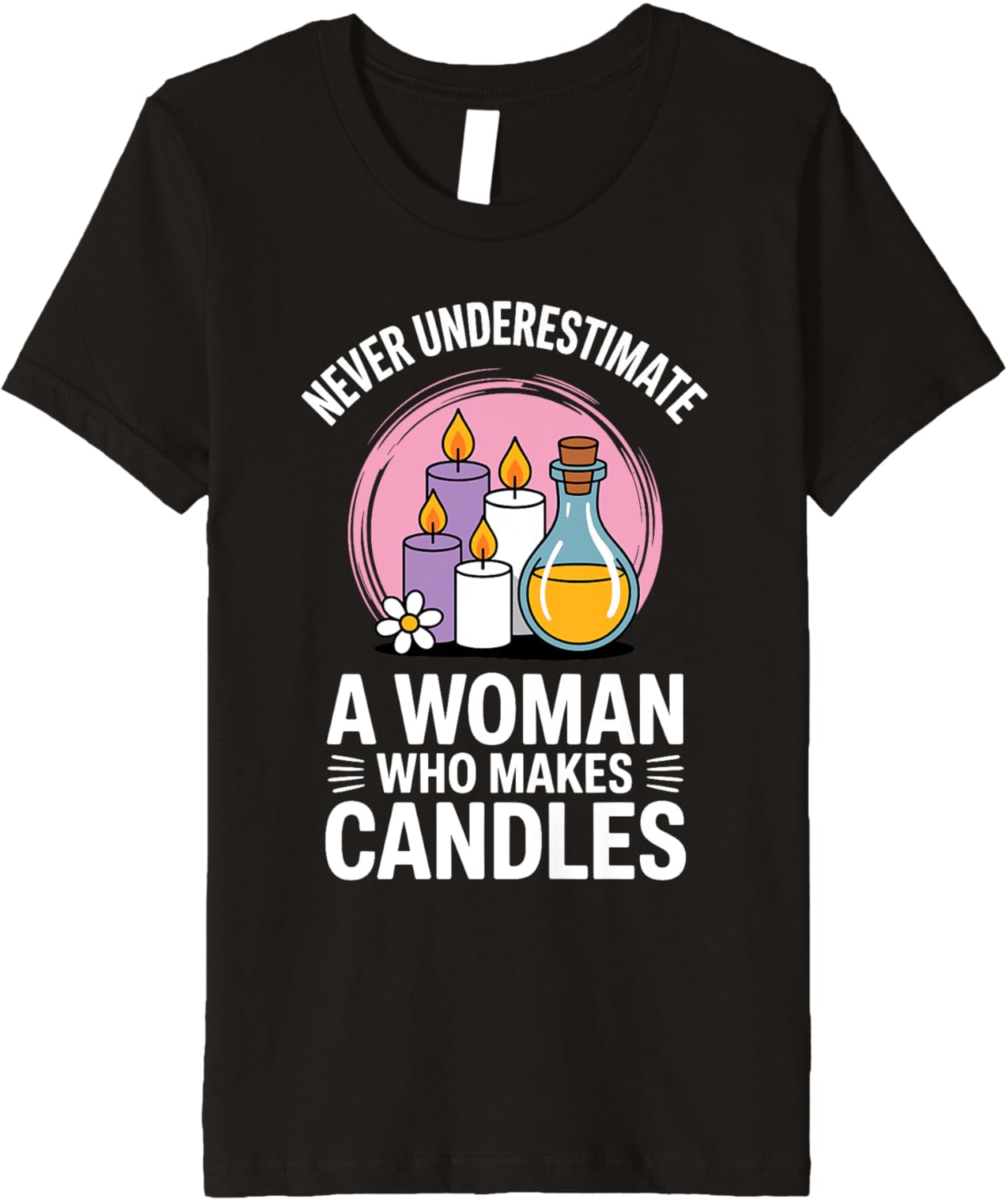 Funny Candle Making Design for Women Girls Lady Candle Maker Premium