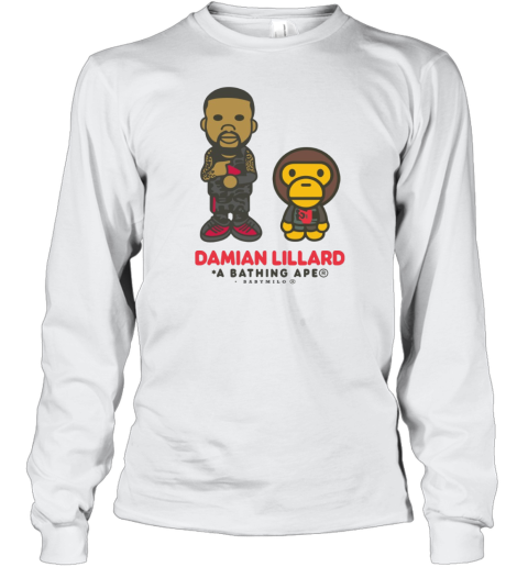 Damian Lillard X A Bathing Ape Baby Milo Long Sleeve T Shirt