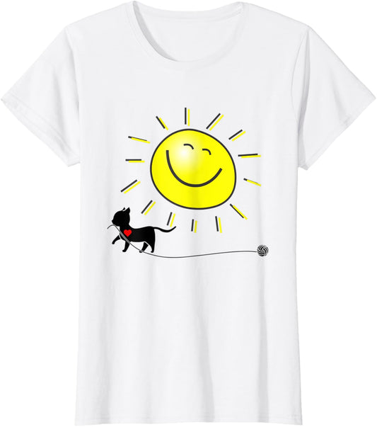 Scout's Design Happy Sun Cat and Yarn Ball