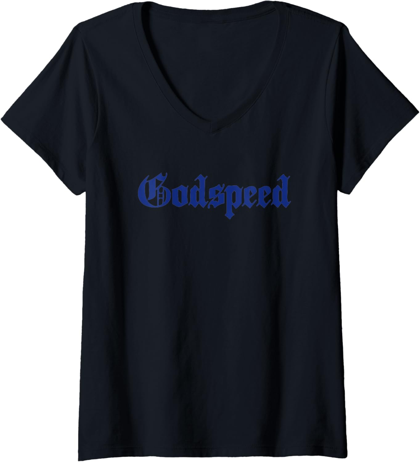 Womens Inspirational GOD SPEED V Neck
