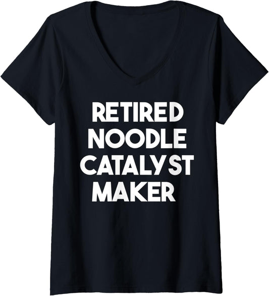 Womens Retired Noodle Catalyst Maker V-Neck