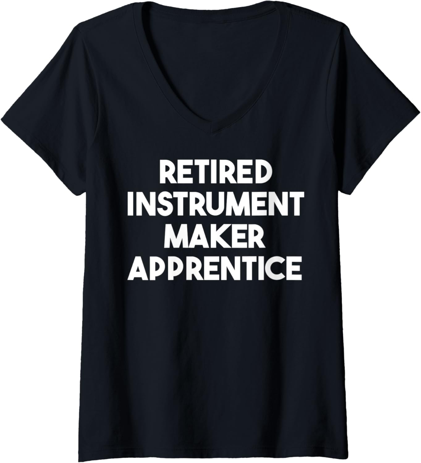 Womens Retired Instrument Maker Apprentice V-Neck
