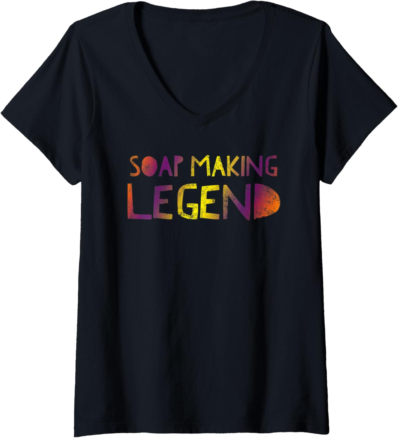 Womens Soap Making Legend - Proud Soap Maker V-Neck