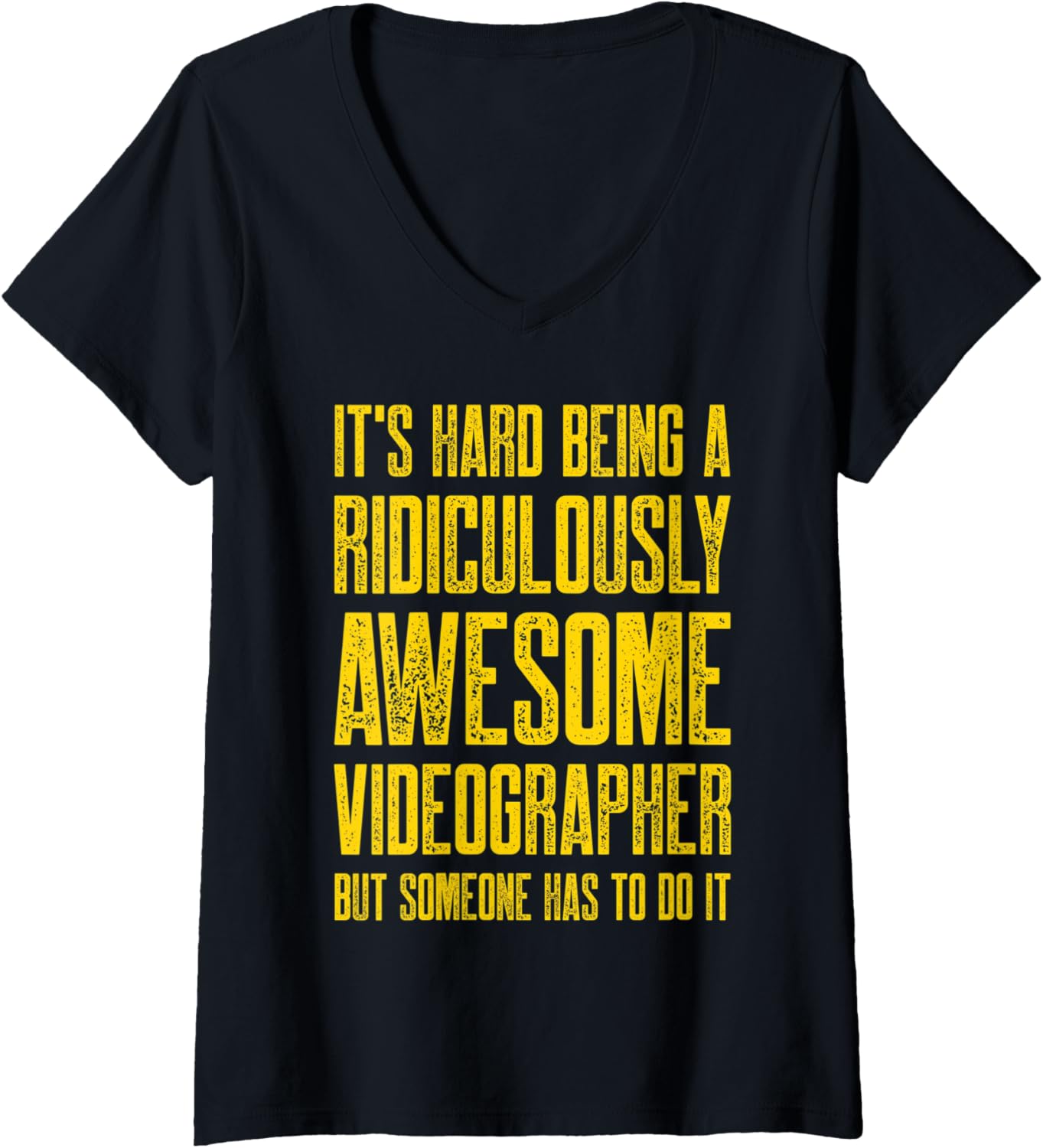 Womens Videographer Videography Filmmaker V-Neck