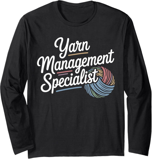 Funny Yarn Knitting Loom Knitter Long Sleeve
