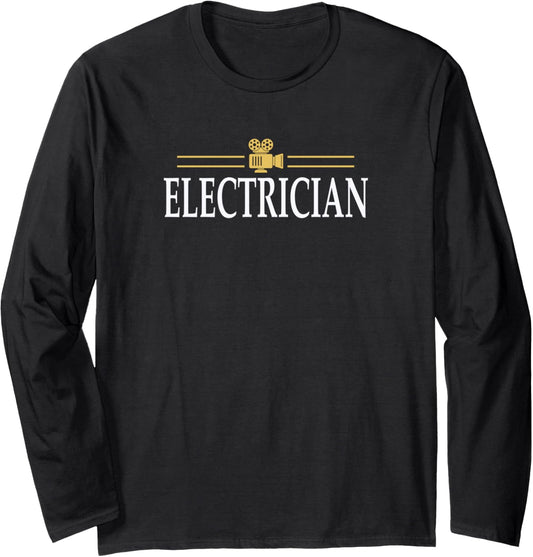 Electrician Film-Crew Filmmaker Shirt Long Sleeve