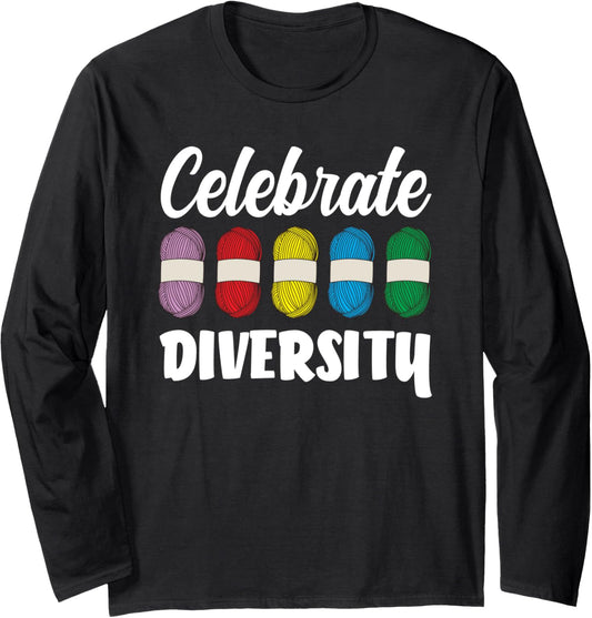 Knitting Wool Yarn Celebrate Diversity Knitting Long Sleeve