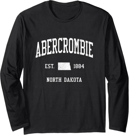 Abercrombie ND Vintage Athletic Sports JS01 Long Sleeve