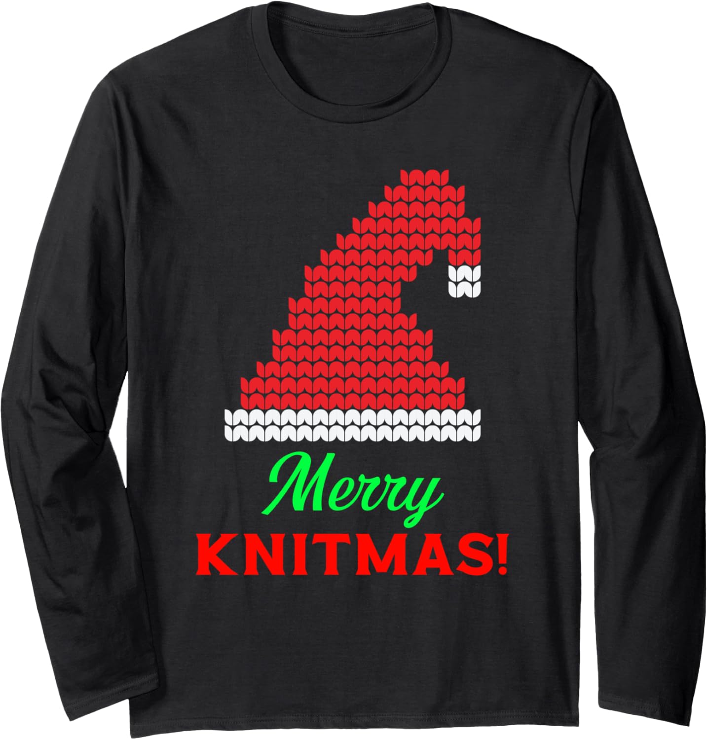 Knitting Christmas Wool Yarn Knitter Merry Knitmas Long Sleeve