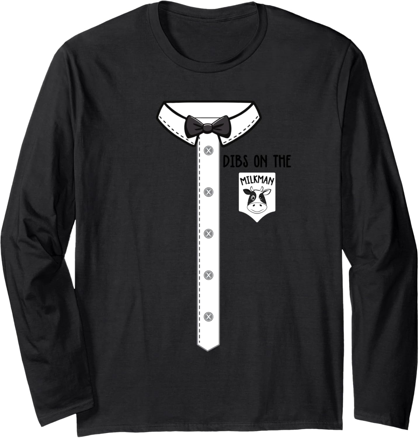 Milkman Milk Men Maker Funny Costume Long Sleeve