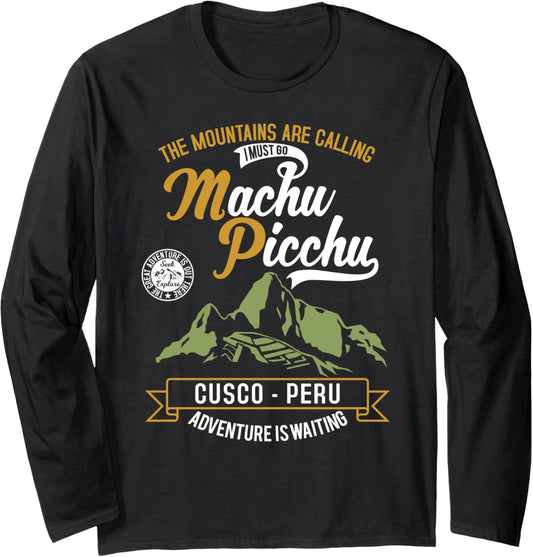 Peru T-shirt Cusco Machu Picchu - Llama Jersey Souvenir Long Sleeve