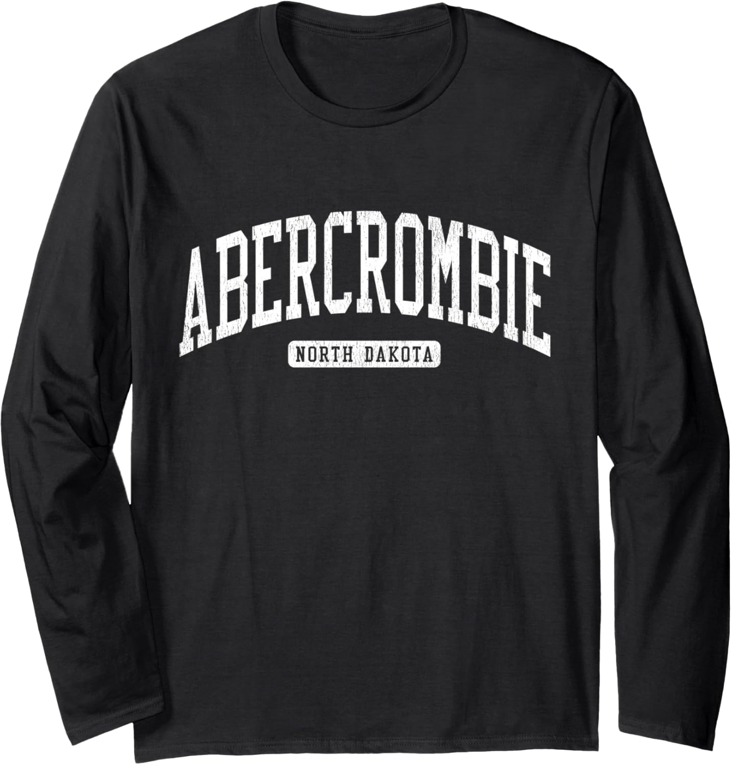 Abercrombie North Dakota ND JS03 College Univesity Style Long Sleeve