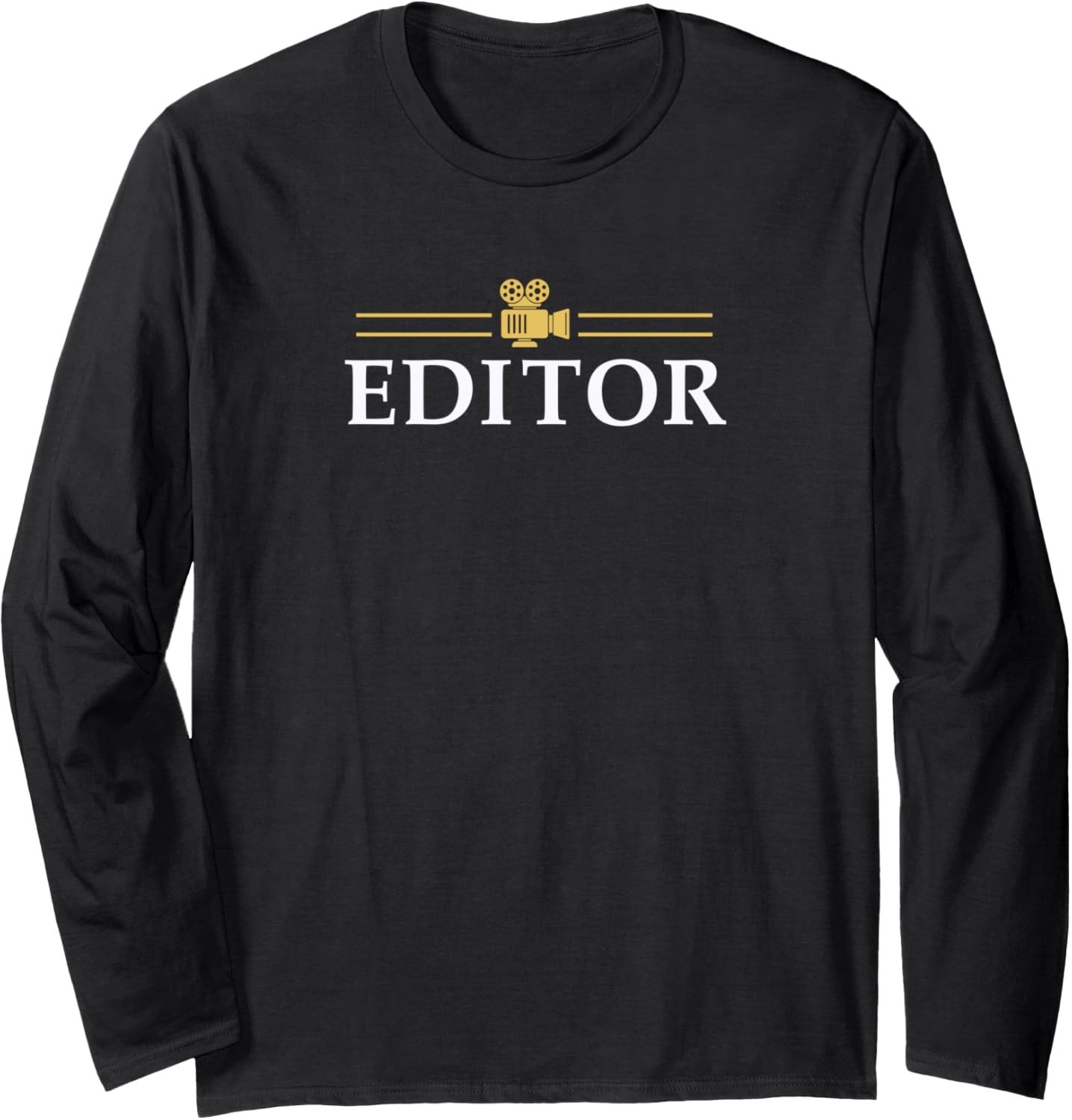 Editor Film-Crew Filmmaker Shirt Long Sleeve