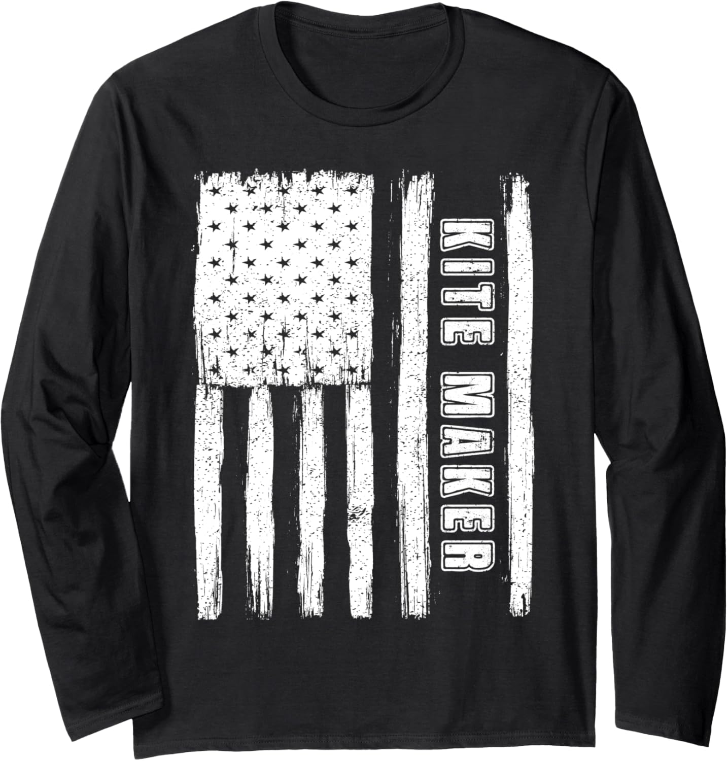 Fourth of July Shirts for Men American Flag kite maker Long Sleeve