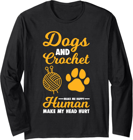 Dog Pet Animal Crocheting Yarn Cross-stitch crocheter Long Sleeve