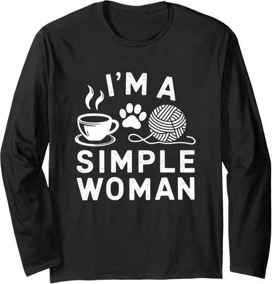 Cute Yarn Crocheting Knitting Long Sleeve