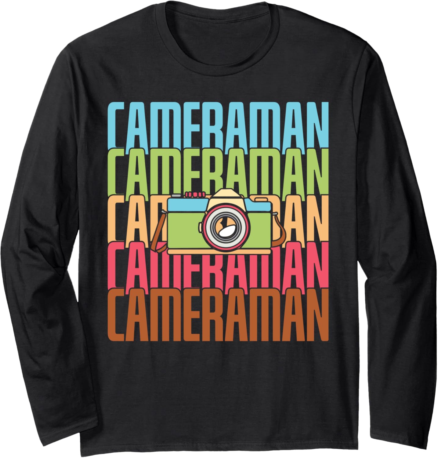Cameraman Photography Photographer Camera Filmmaker Long Sleeve