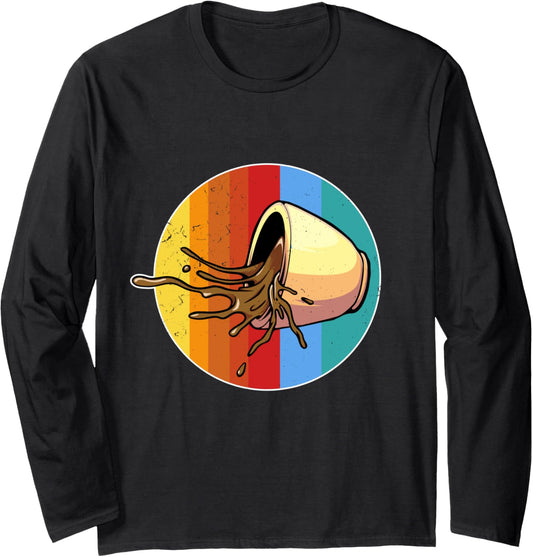 Barista coffee mug Vintage retro coffee lover Coffeemaker Long Sleeve