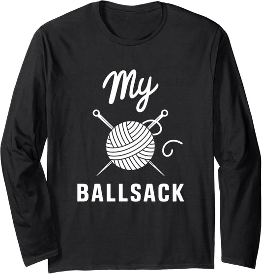 Funny Knitting Yarn Long Sleeve