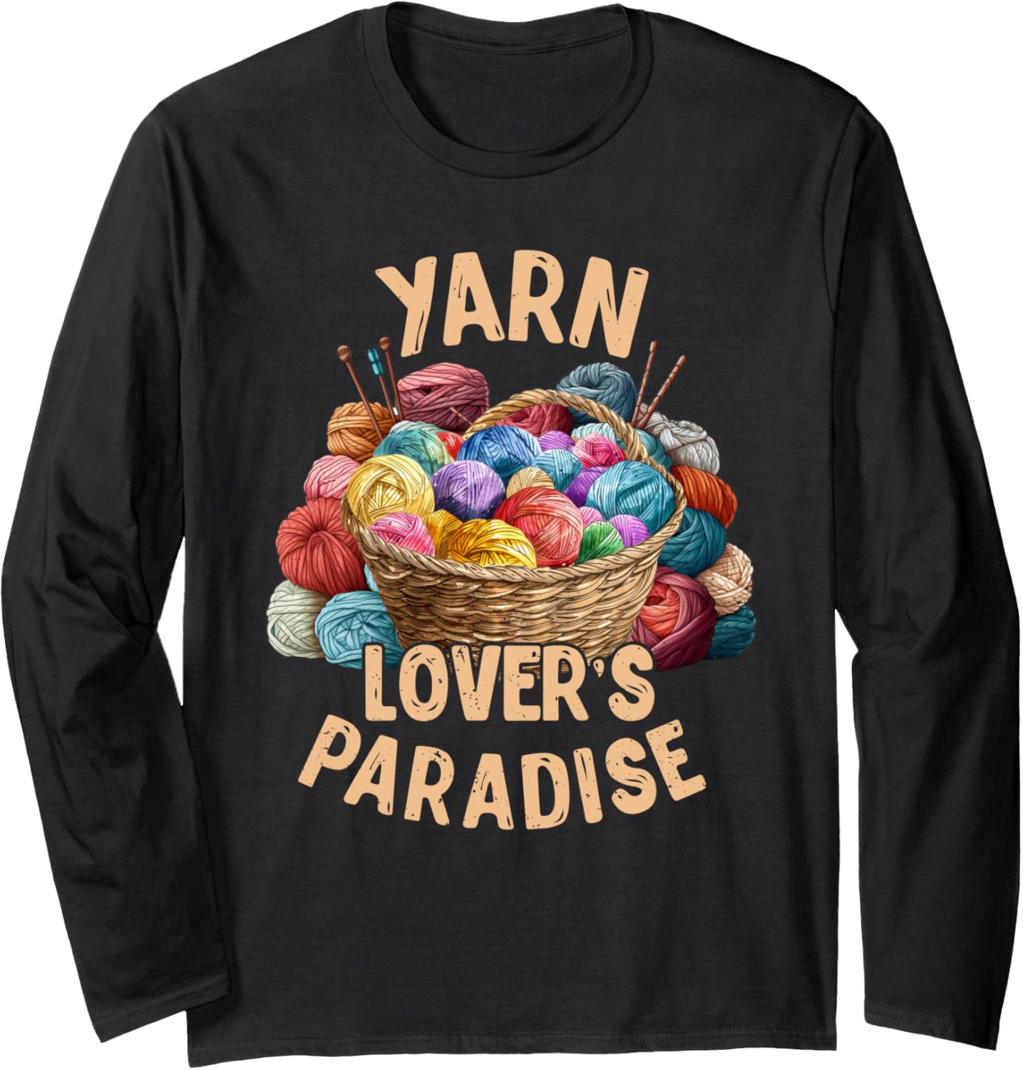Yarn Collection YARN LOVER'S PARADISE Funny Yarn Collector Long Sleeve
