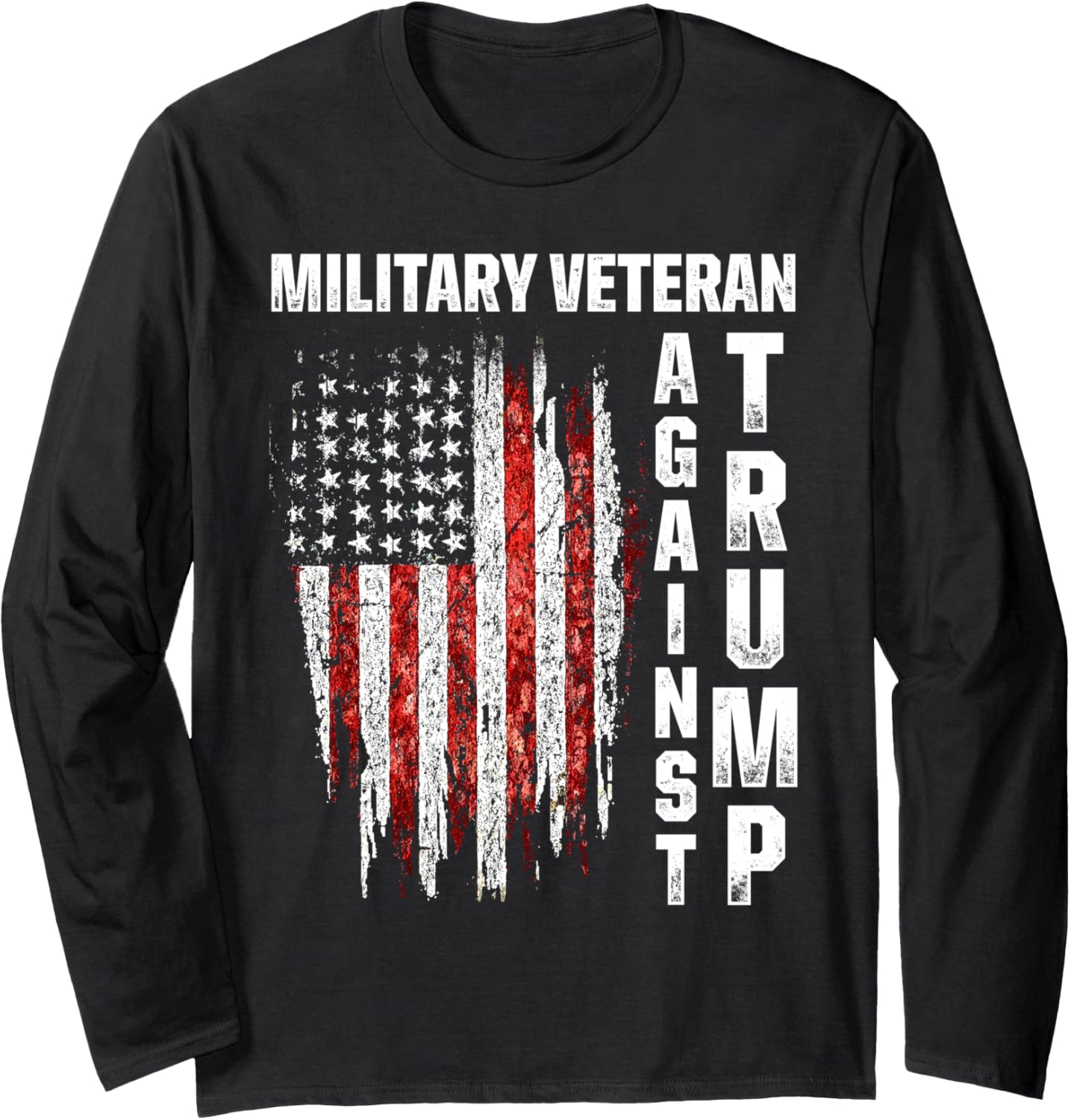 Military Veterans Against Trump 2020 Us Usa Election Da1 Long Sleeve