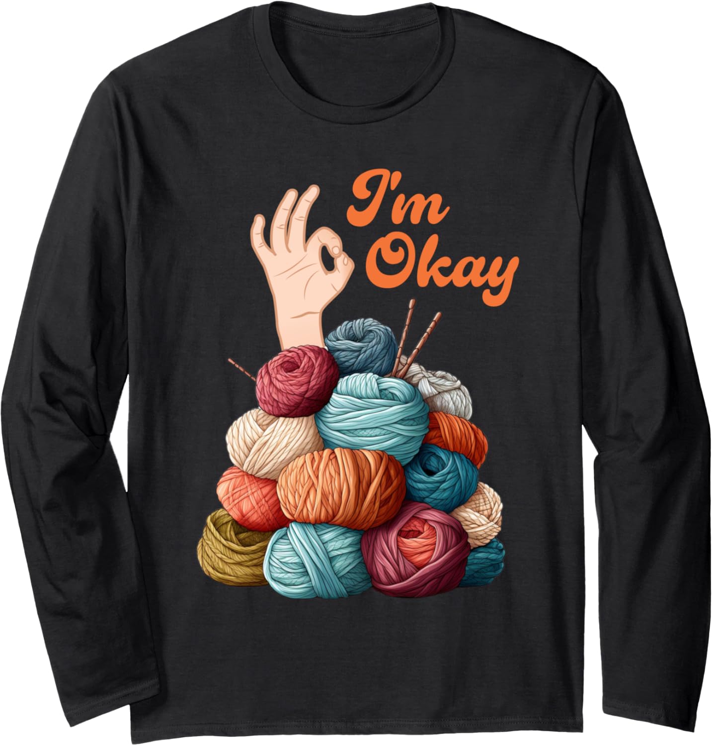 Yarn Collection I'M OKAY Yarn Wool Collection Long Sleeve